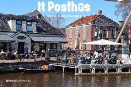 Hôtel au bord de l’eau aux Pays-Bas