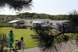 Camper en bord de mer aux Pays-Bas